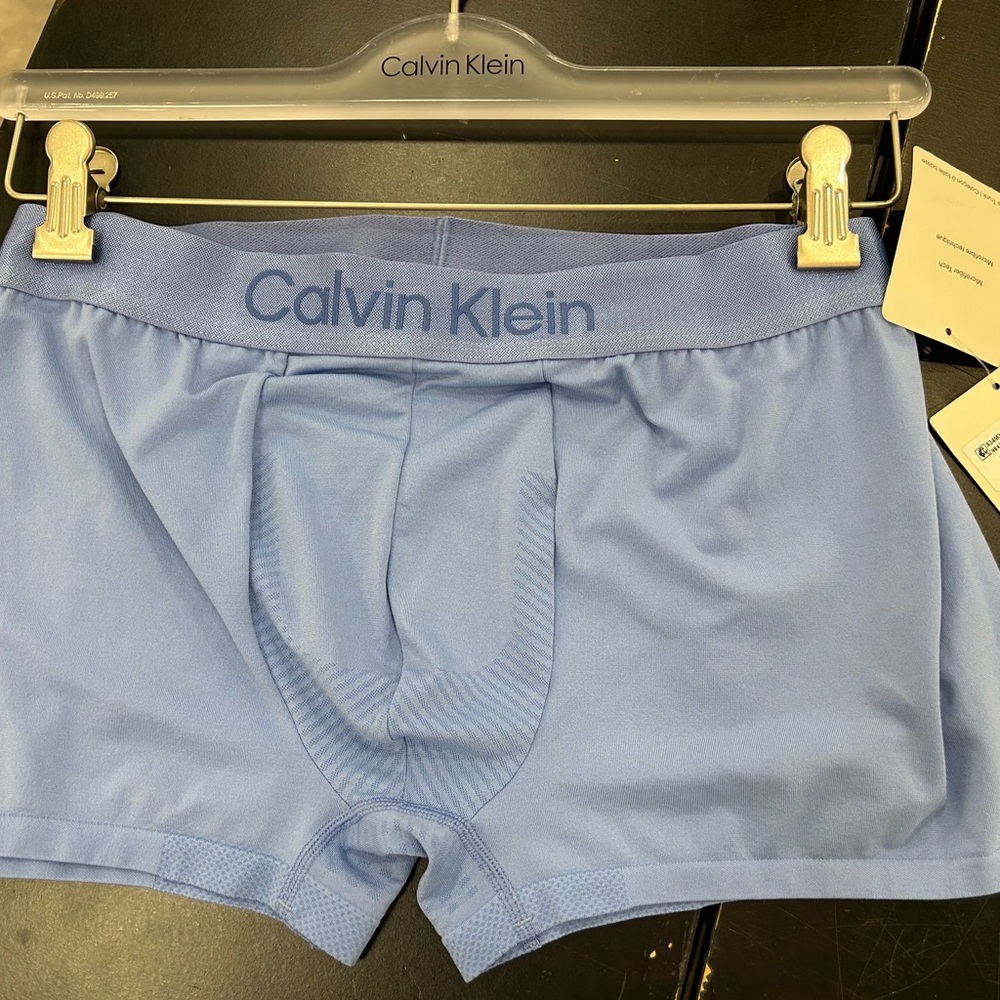 Calvin Klein Microfiber low rise  Trunk - blue light xl